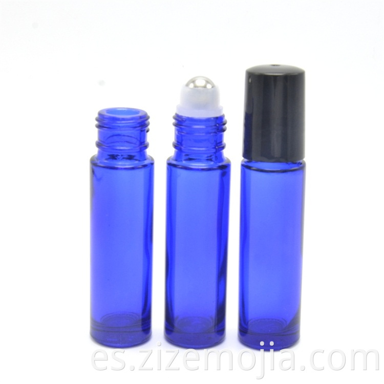 Roll on glass perfume e líquido spray 10 ml roller ball aceite esencial botella transparente